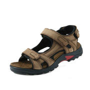 Men Leather Cowhide Sandals