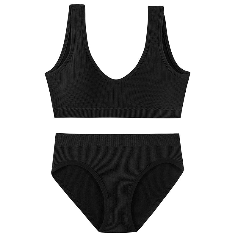 VelvetTouch Padded Bra & Low-Waist underwear set