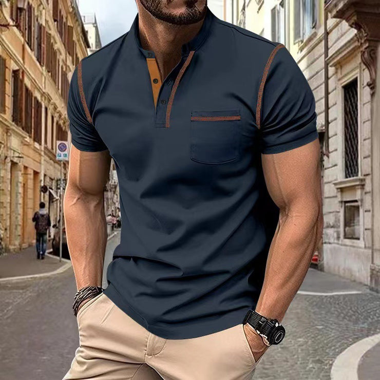 Men's Short-sleeved Casual Polo Shirt