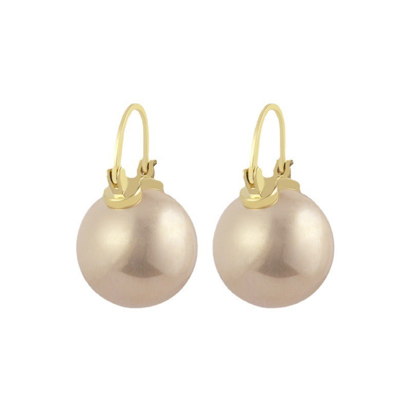 Fashion OL Geometric Sphere Copper Earrings