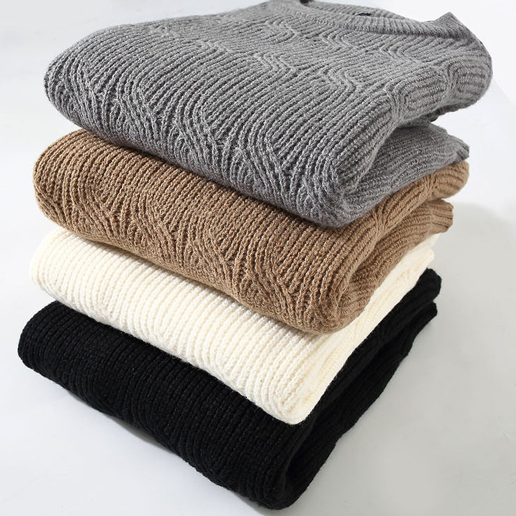 Round Neck Pullover Base New Men's Sweater