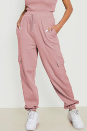 Drawstring Joggers with Pockets