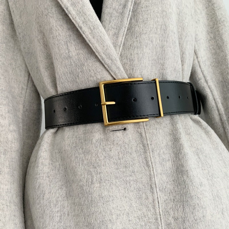 wide waist seal needle buckle  belt