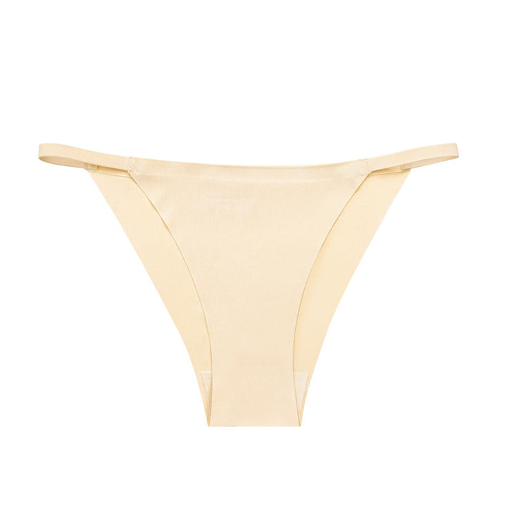 Woman Seamless Pure Low Waist Thong