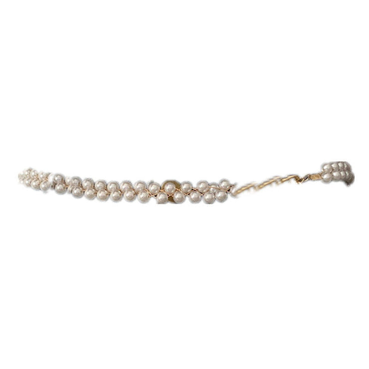 Woman Versatile Beaded Women's Metal Waist Chain