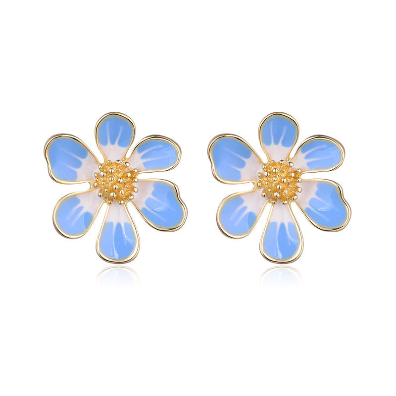 Small Fresh Flower Earrings