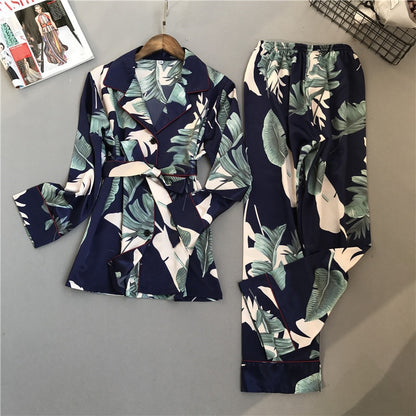 Floral Print Rayon Sleepwear Set