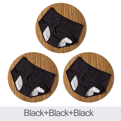 3pcs/ Menstrual Women Leak Proof hight waist Underwear