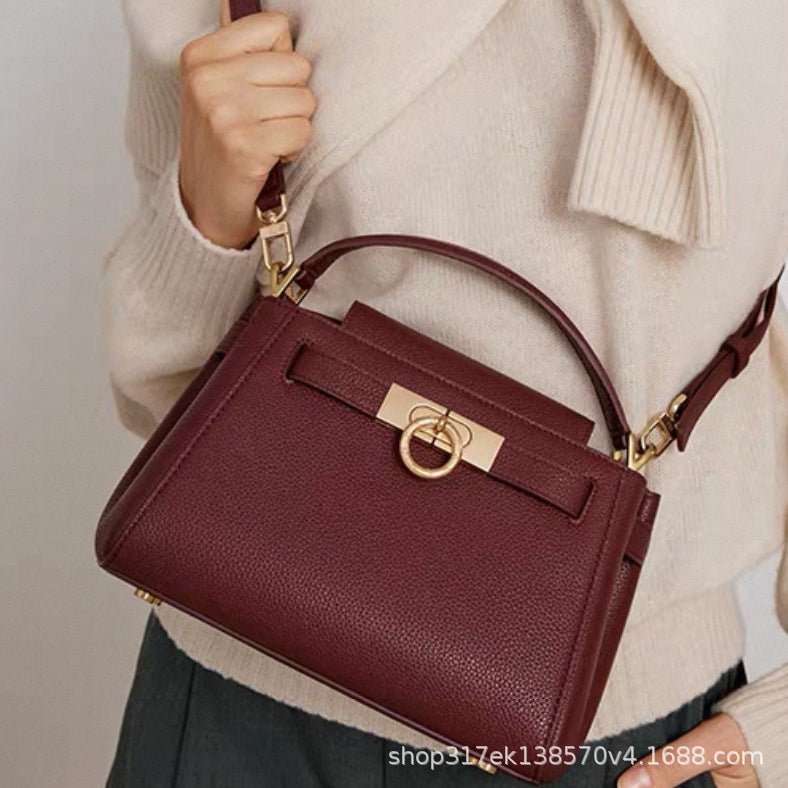 Leather Handbag  Madison Shoulder Tote Bag