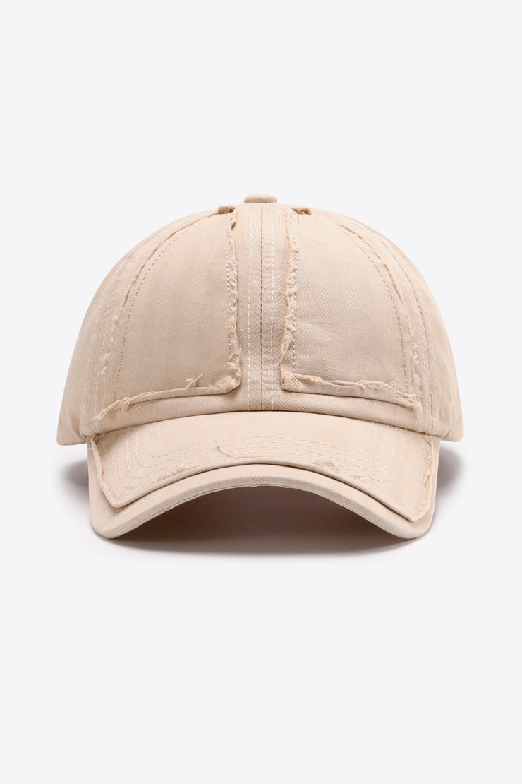 Distressed Adjustable Baseball Cap