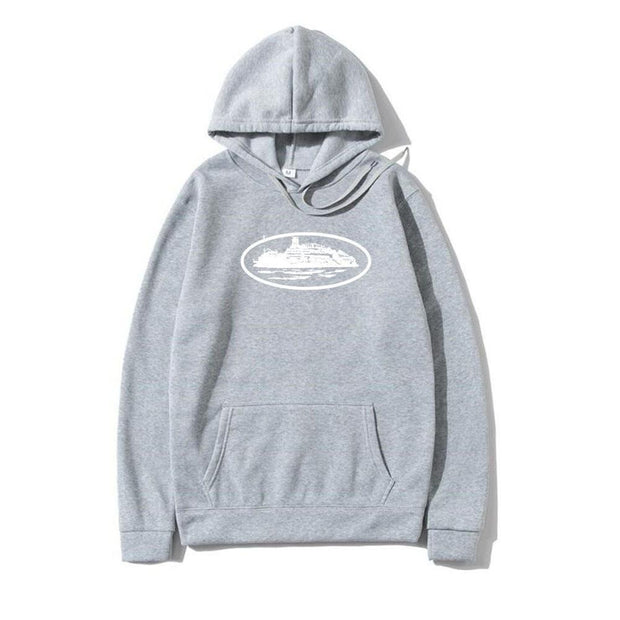 Men Fleece Loose Hoodie