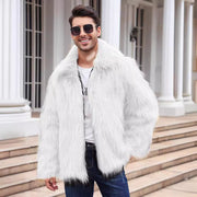 Men Short Fox Fur Coat