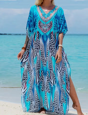 Women's Printed Plus Size Dress