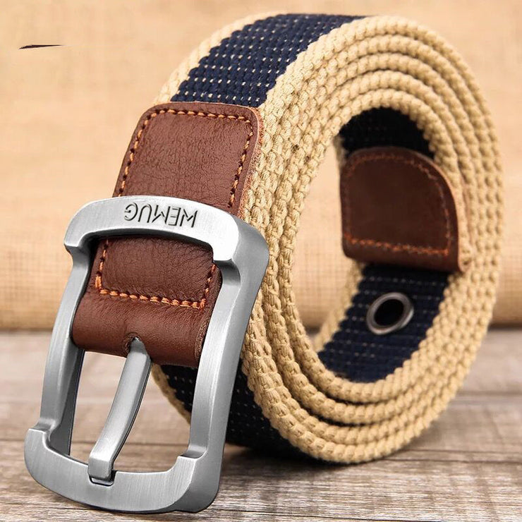 Men Casual Canvas Belt