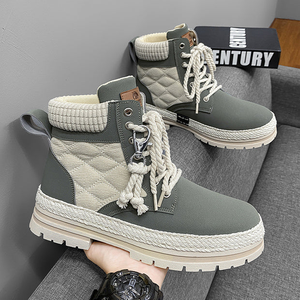 Men High-top Sports Platform Boots