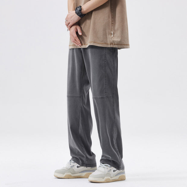 Ice Silk Leisure Mop Trousers