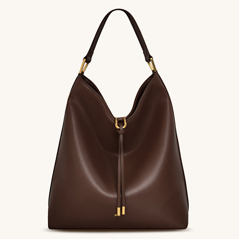 Tote bag with large capacity and lazy feeling shoulder bag