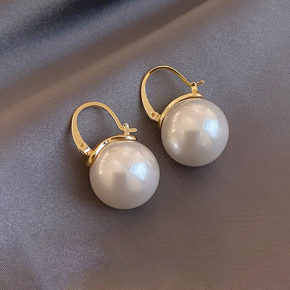 Fashion OL Geometric Sphere Copper Earrings