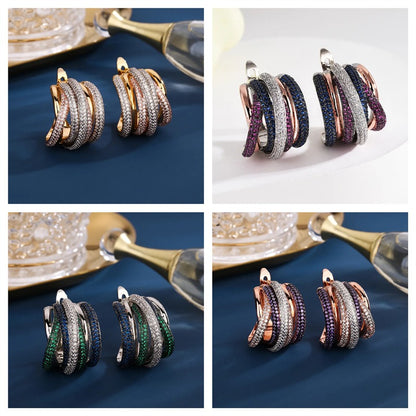 Luxury Bridal Stud Earrings