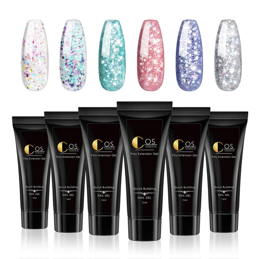 Painless Crystal Extension Glue UV Solid Paper-Free Fast Extension Crystal Glue Flash Nail Phototherapy Crystal Glue