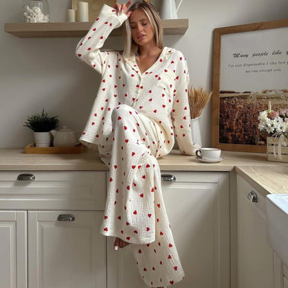 Cozy Love Printed Sleepwear set