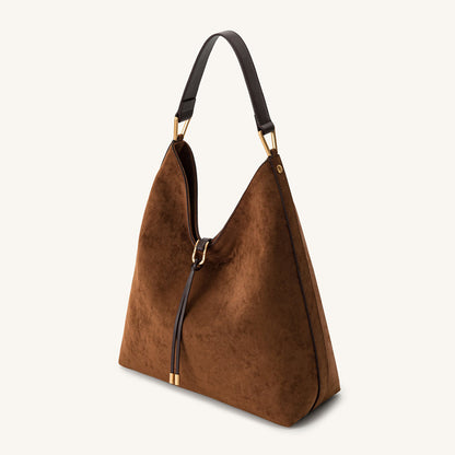 Tote bag with large capacity and lazy feeling shoulder bag
