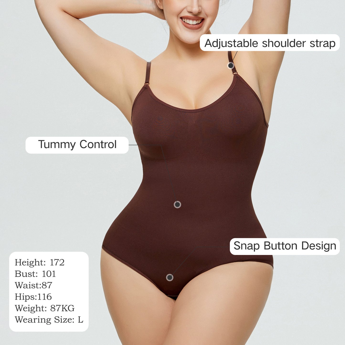 Women's Plus Size Bodysuit
