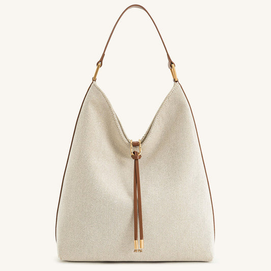 Tote bag with large capacity and lazy feeling shoulder bag