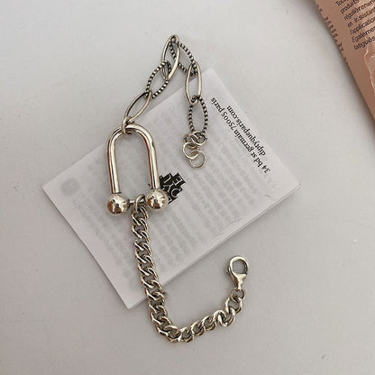 C-Shape Thick Chain Bracelet