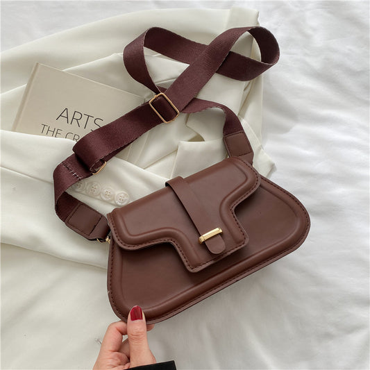 Solid color Square crossbody Bag