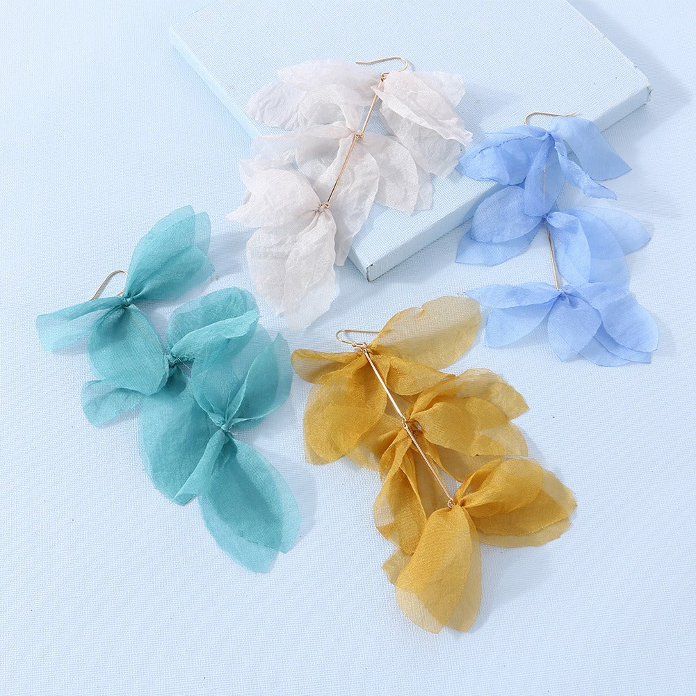 Multi fabric Earrings