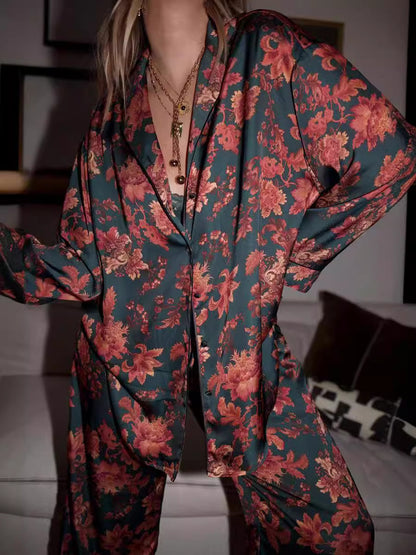 Silk Jacquard Sleepwear set