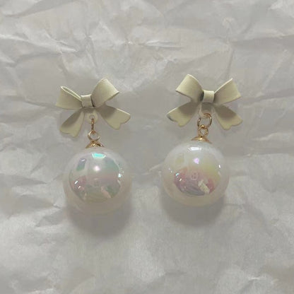 Fashion OL Geometric Sphere Copper Earrings