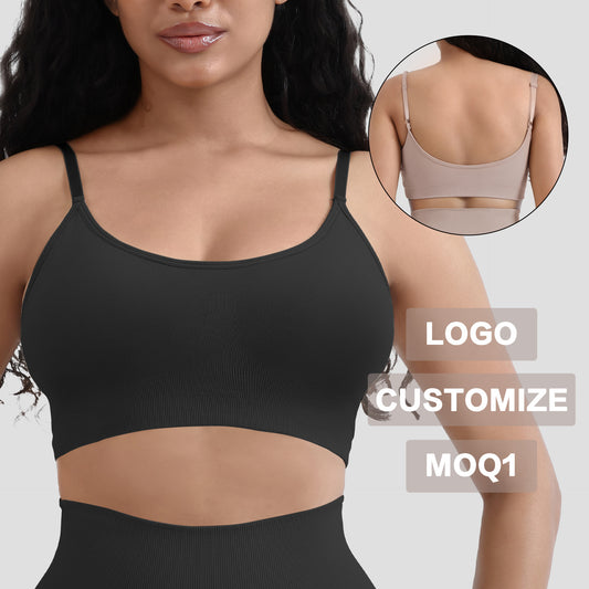 One-Piece Tank Bra Without Gathered