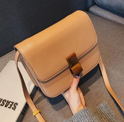 European Retro PU Leather Square