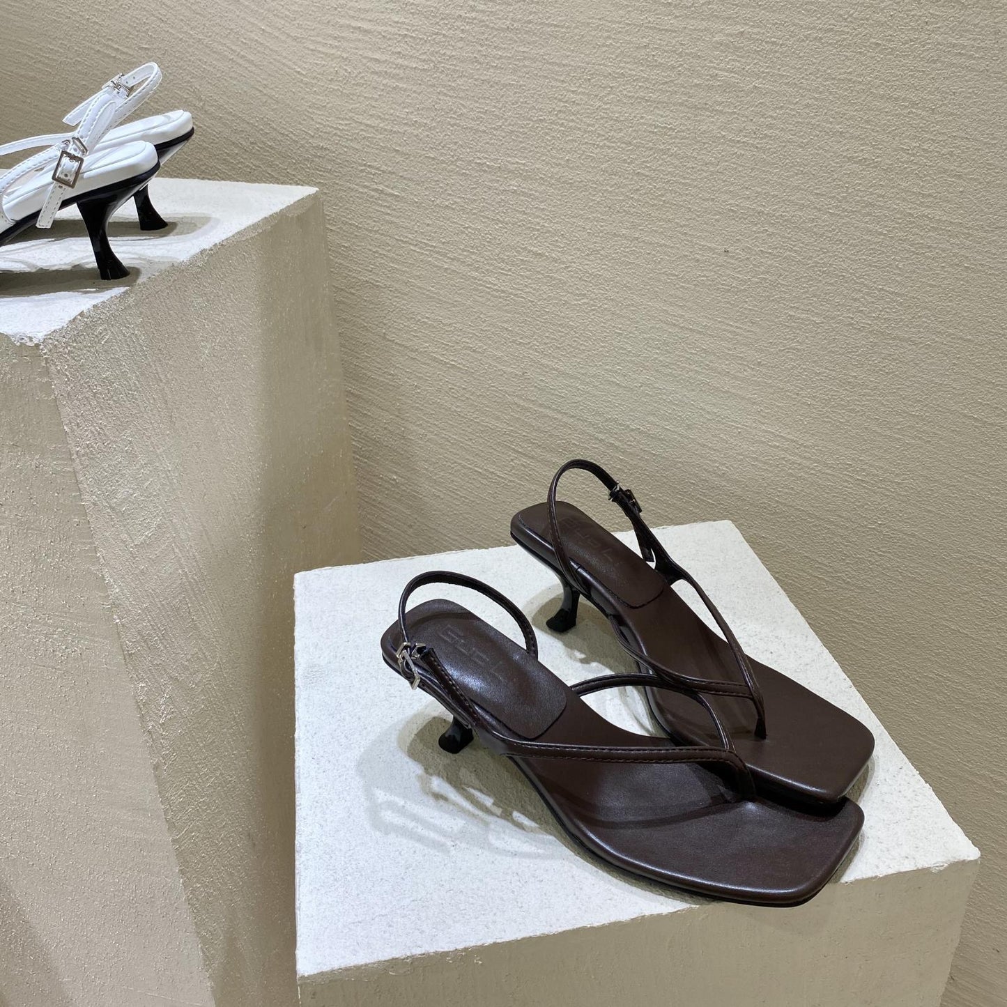 Women Square-Toe High-Heeled