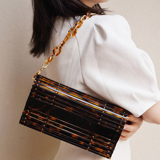 Vintage Acrylic Beach Bag