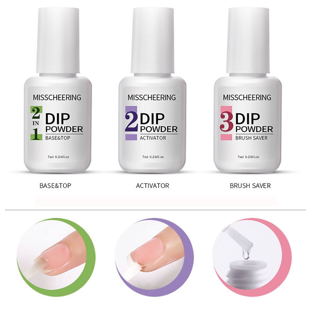 21ML Dipping Powder Suit Nail Infiltration Powder Suit Bottom Sealant Desiccant Gifts for Summer 2020 DIY Beauty Decoration Tool