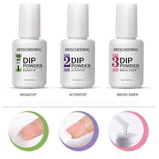 21ML Dipping Powder Suit Nail Infiltration Powder Suit Bottom Sealant Desiccant Gifts for Summer 2020 DIY Beauty Decoration Tool