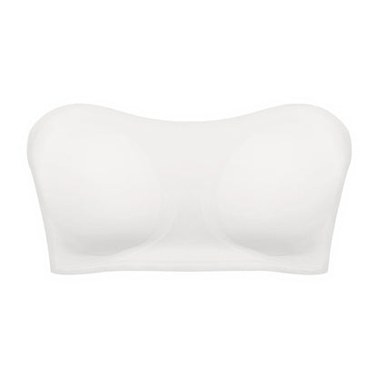 Women's Strapless Crossed  Buckle Bra