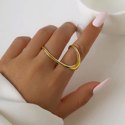 Minimalist Hugging Ring