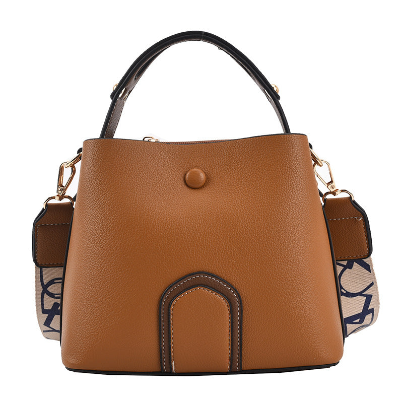 PU Bucket Top Handle Bags