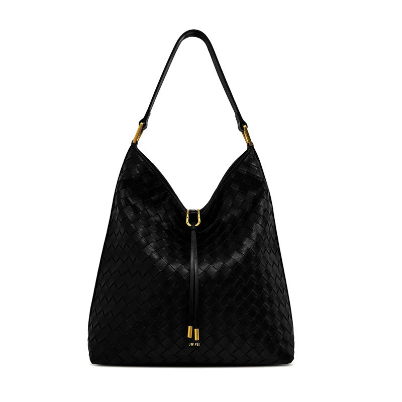Tote bag with large capacity and lazy feeling shoulder bag