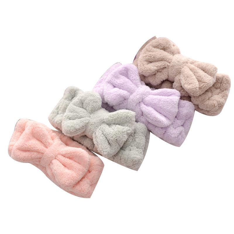 Face wash head band