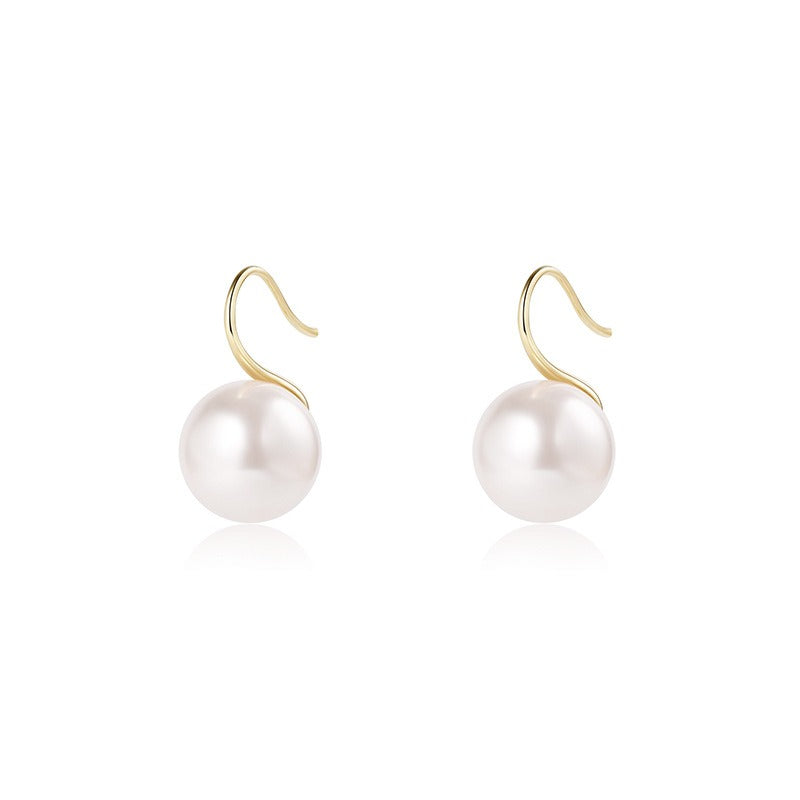 Fashion OL Geometric Sphere Copper Earrings