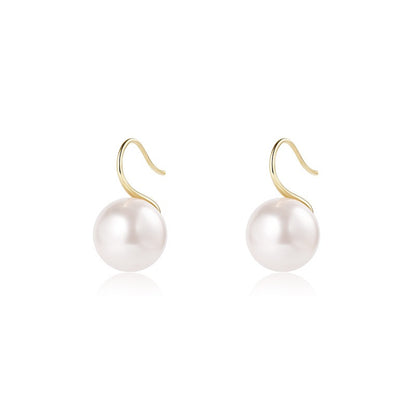 Fashion OL Geometric Sphere Copper Earrings
