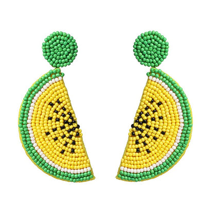 Trendy Boho Handmade Fruit Dangle Earrings