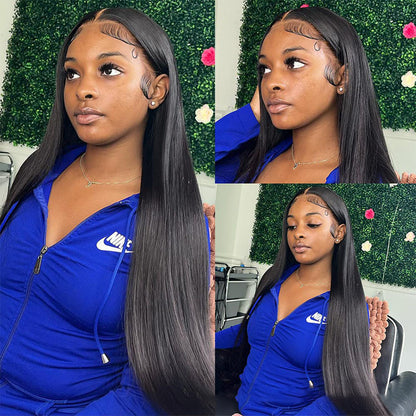 Glueless Wigs Wear and Go Human Hair Wig Straight