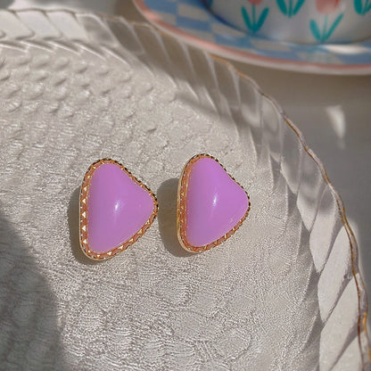 Star Yatu Geometric Alloy Earrings – Electroplated Modern