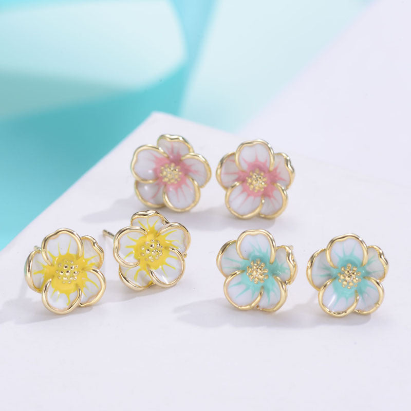 All-Match Flower Earrings